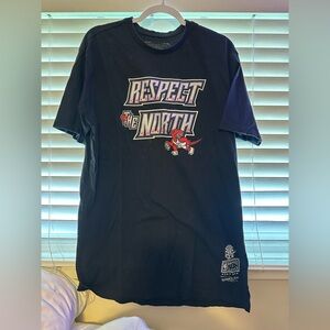 Mitchell & Ness Black Toronto Raptors - Respect the North (Size XL) T-Shirt